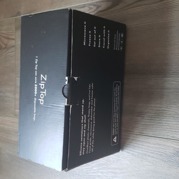 ZipTop Reusable Silicone Containers - 3 Dish Set - Picture 2 of 5